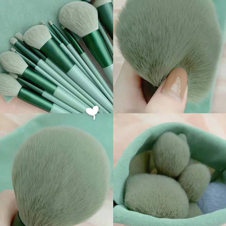 13 Makeup Brushes Green Beauty Quick-drying