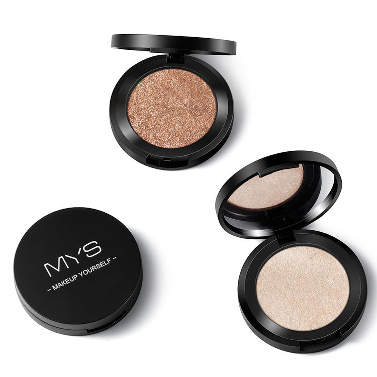 MYS Brand Face Makeup Powder 6 color Waterproof Minerals Shimmer Brightener Contour Glow Kit Bronzer Highlighter Makeup Palettes