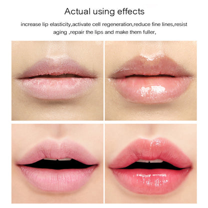 Transparent lip plumper elastic big mouth lip glaze