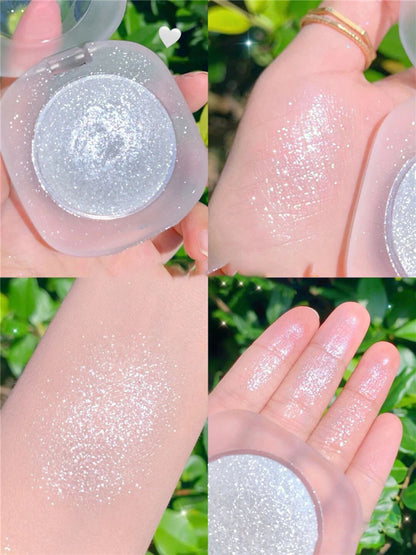 Diamond Glitter Mashed Potatoes Highlighter Diamond Highlighter Makeup Gel Face and Body Brighten Glitter Natural Contour Makeup