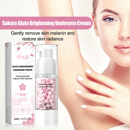 Hoygi Brightening Underarm Cream Lightens Dark Joints, Elbows And Armpits, Whitens Skin, Moisturizes And Beautifies Creams