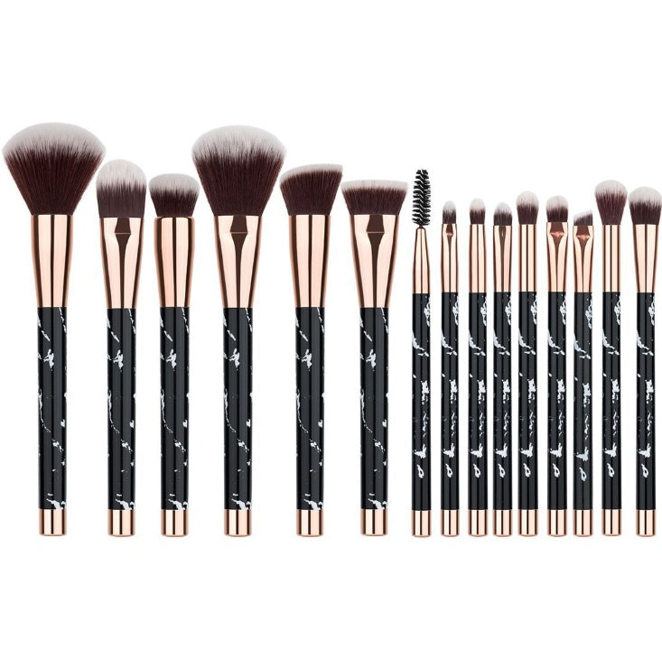 11 sets of marble makeup brush set