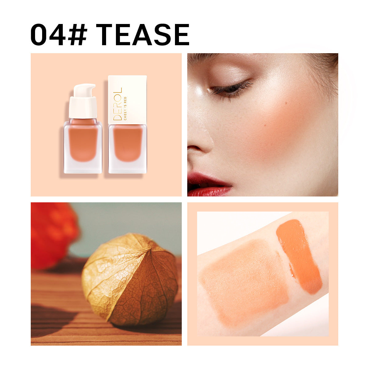 Makeup Moisturizing Repair Brightening Look Natural Nude Makeup Blush